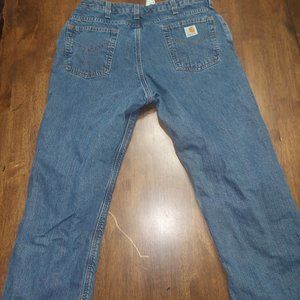 Carhartt flannel lined jeans